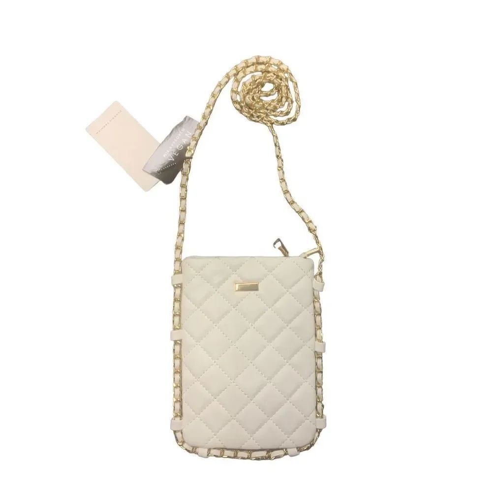 Quilted Vegan Leather Crossbody Bag